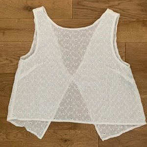 NWOT Brandy Melville White Crop Top | Size OS